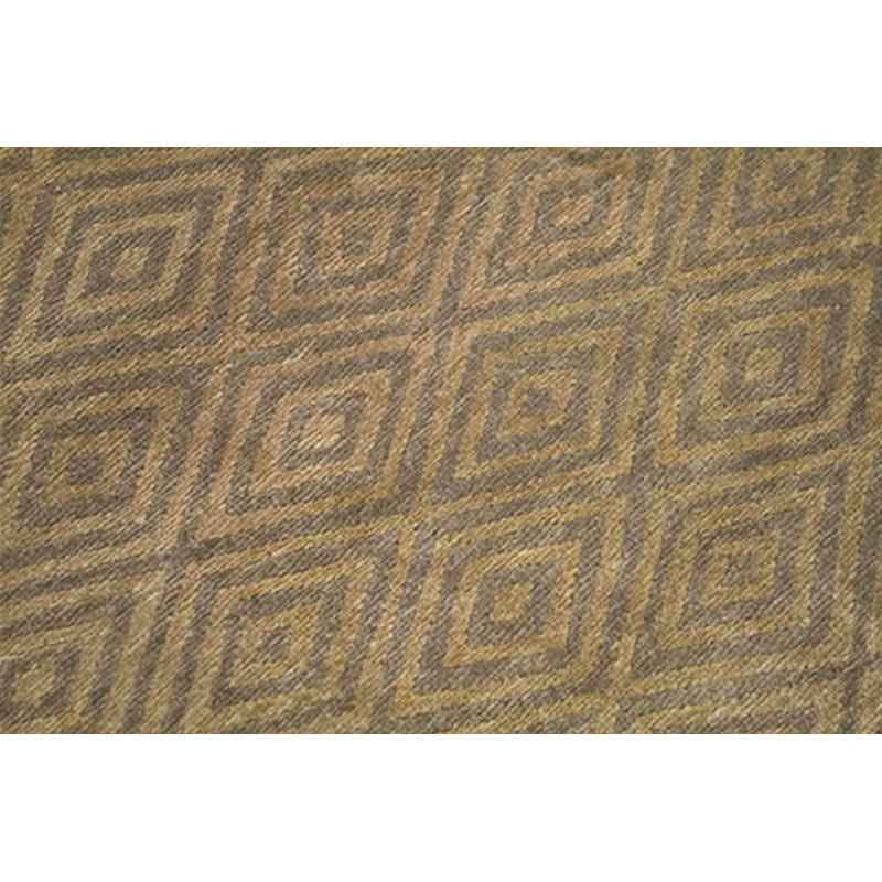 Tapis beige noué à la main de haute qualité