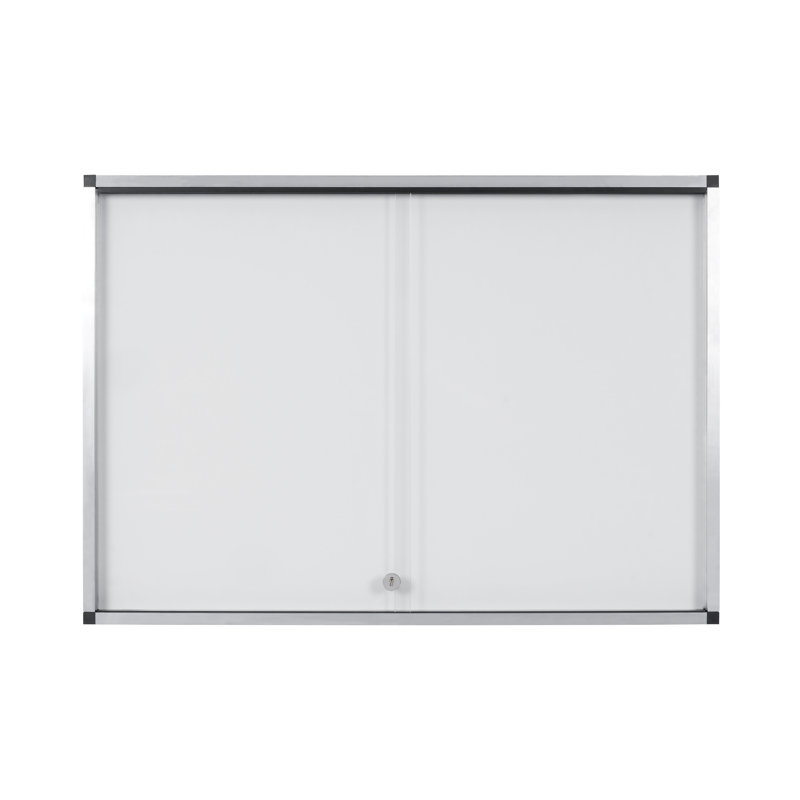 Magnet board, 66.1cm H x 92.6cm W x 7.5cm D