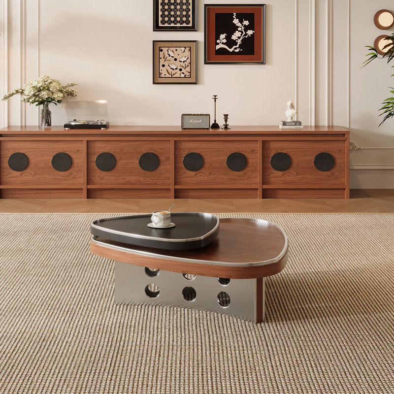 Mid-century Modern Rotating Coffee Table