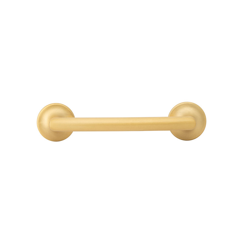 Flare 3" Center To Center Arch pull, Brushed Golden Brass, 3 3/4"