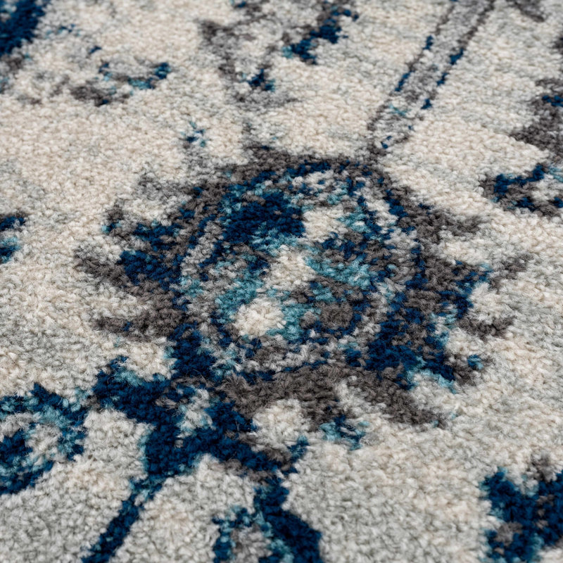 Hyde Istanbul Oriental Blue Area Rug, Rectangle 9' x 12'