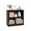 Bibliothèque à 2 niveaux 30 ", étagère de rangement pour bureau à domicile avec tablette réglable-495982566-495982571