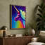 Rainbow Unicorn Dreams Maximalist 1 Piece Wrapped Canvas Wall Art-136739111-136739112