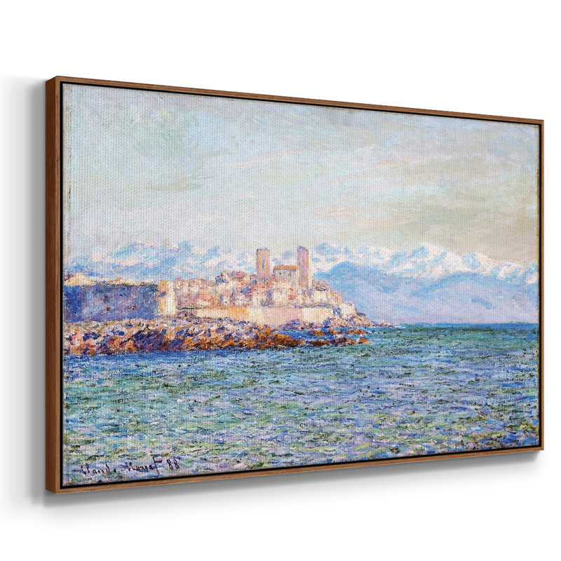 Le vieux fort d'Antibes, 1888, Noyer, H 27 po x l 41 po x P 2 po