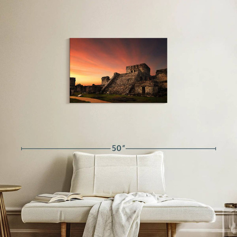 Nicci Ancient El Castillo, 20" H x 30" W