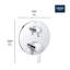 Cosmopolitan Pressure Balance Rain Shower Set-1357377109