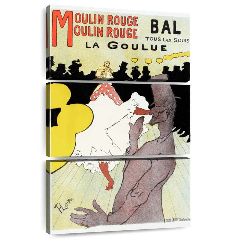 Masam Moulin Rouge La Goulue, 1898, H 38 po x l 24 po