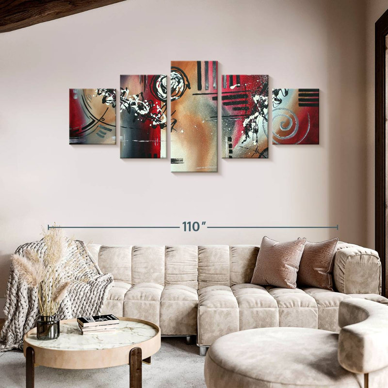 Red Divinity, 42" H x 92" W
