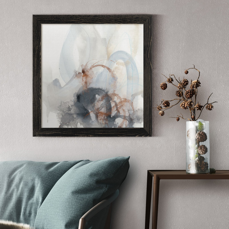 « Supposition II », reproduction d’art sur toile encadrée, H 27,5 po x l 27,5 po x P 1,5 po, Cadre noir