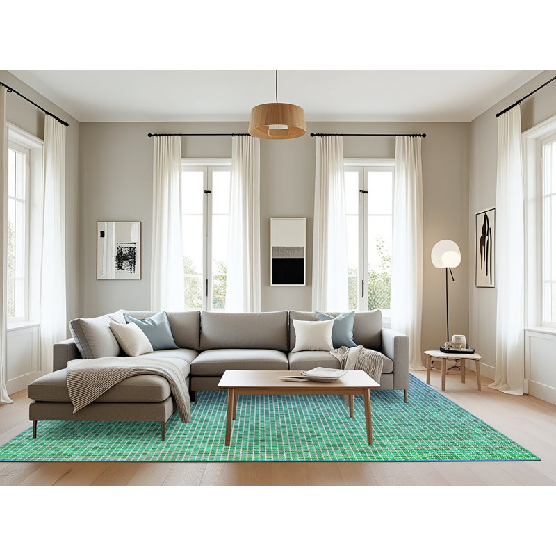 Azori Geometric Indoor Rug, Rectangle 8' x 12'
