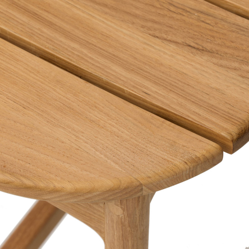 Baden Outdoor Teak Bar Stool, 24.29"