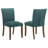 Conifer Teal Blue Upholstered Dining Side Chair