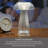 Elements Mushroom Acrylic LED Rechargeable Portable Tabletop Lamp