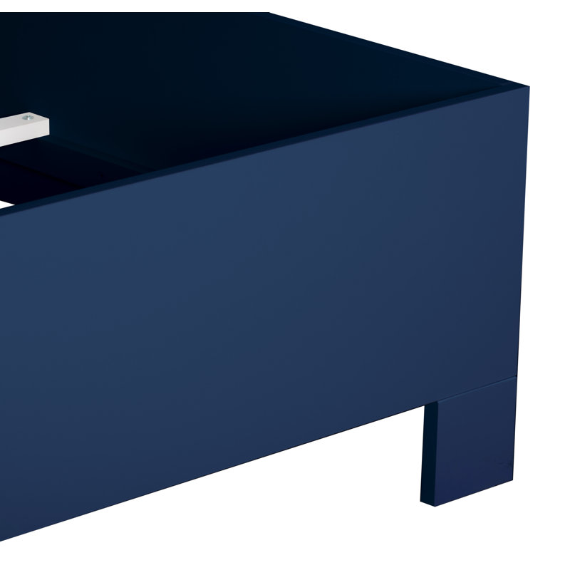 16" Standard Bed Frame, Twin XL, Navy