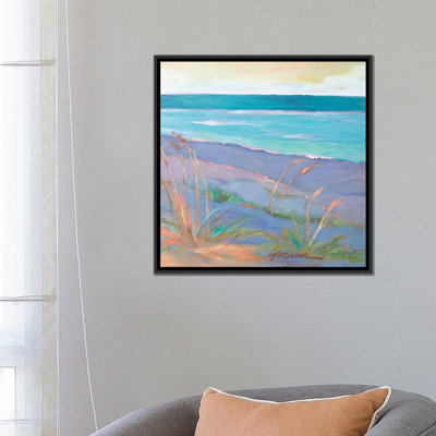 «Dunes at Dusk II», reproduction d'aquarelle sur toile