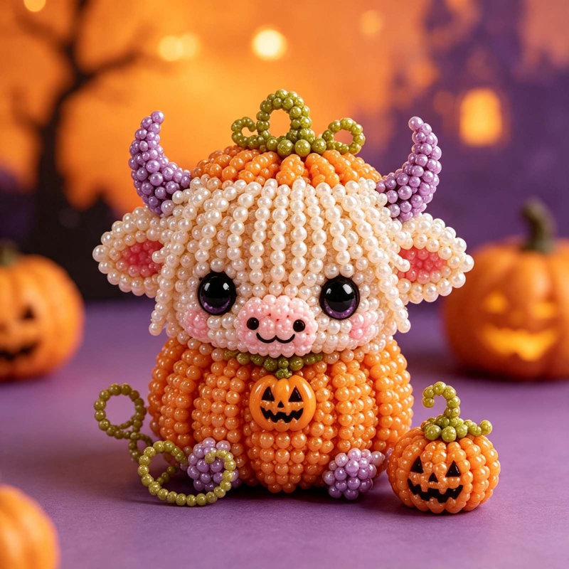 Ensemble de perles d'Halloween de décoration d'Halloween, MRC