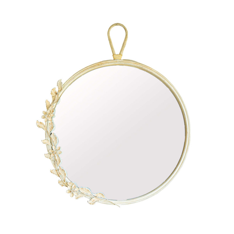 Jakevious Metal Round Wall Mirror