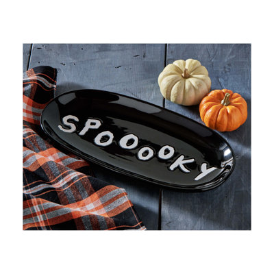 Plat de service en céramique Homister Halloween Spooky