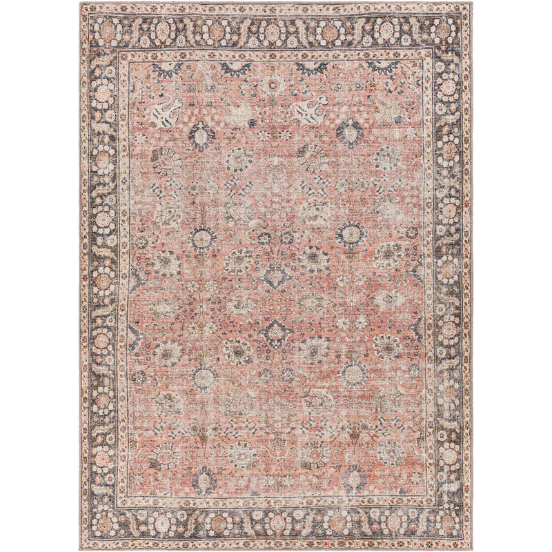 Colin Machine Washable Traditionnal Boho Area Rug, Rectangle 120 x 170cm