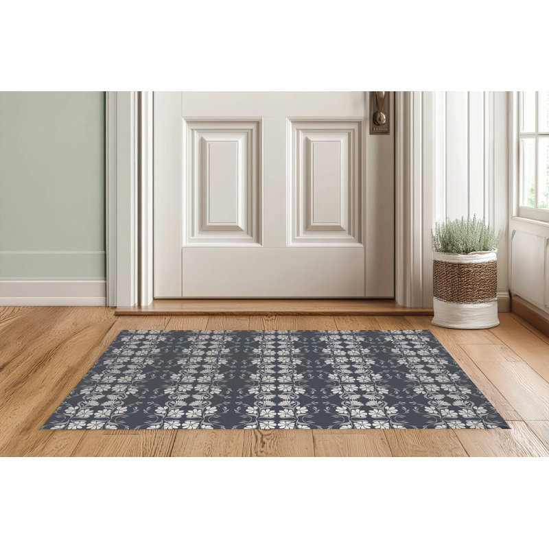 Paillasson Groovy, Gris anthracite, L 60 po x L 36 po