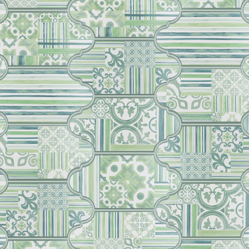 Royal Garden Provenzal 6" x 13" Porcelain Patterned Wall & Floor Tile