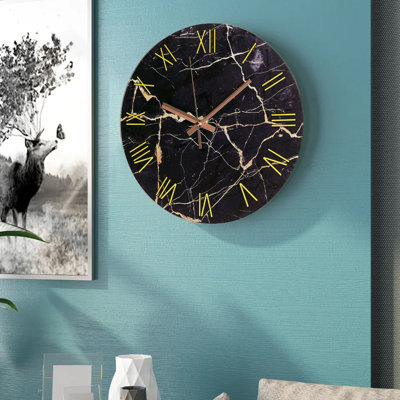 Skodak Glass Skeleton Wall Clock