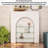 French-style glass fireplace cabinet-244206497