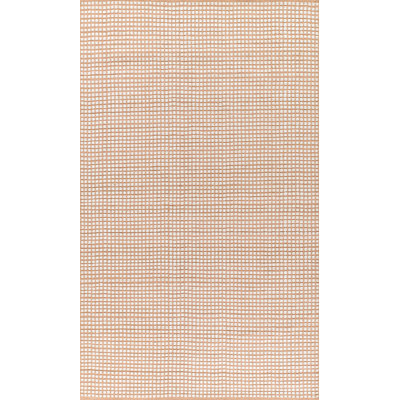Momeni Caicos Hand Woven PET Geometric Pink Indoor Outdoor Rug 2' X 3'