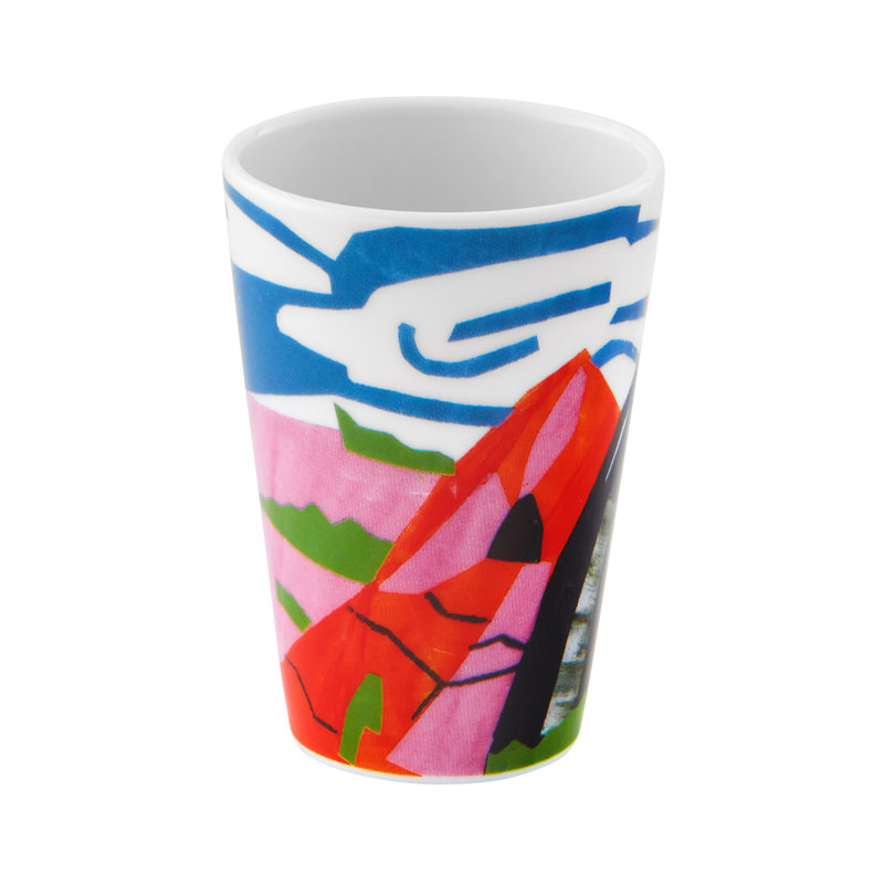 Porcelain Espresso Cup and Saucer
