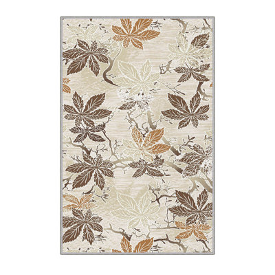 Premium Hall Carpet, 2.6 x 6.6 Feet, 100% Polyester, 0.3 in Pile Height | Antibacterial, Non-Slip Underside, Machine Washable | 3D Digital Print Design, Durable & Stylish for Entryways, Living Rooms & More