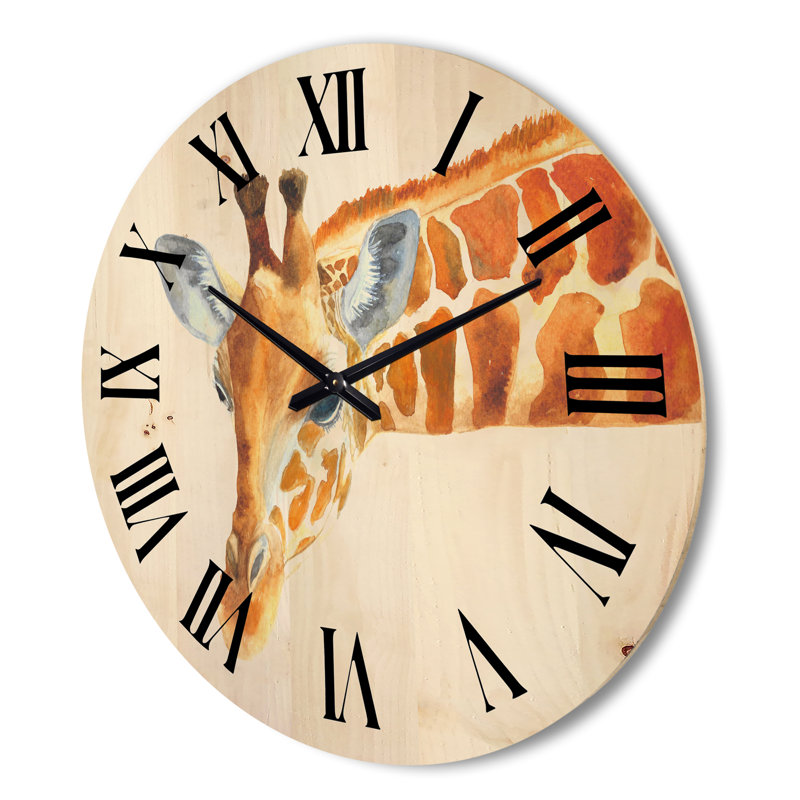 Horloge murale en bois, Grand
