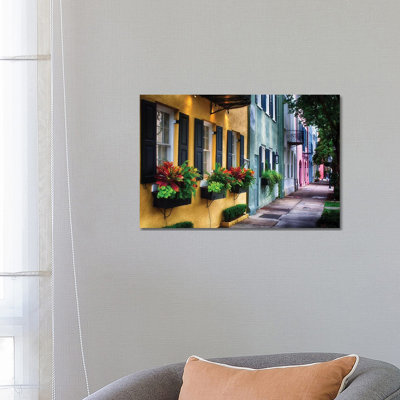 " Rainbow Row, Row Of Colorful Historic Houses,East Bay Street, Charleston, South Carolina " by George Oze