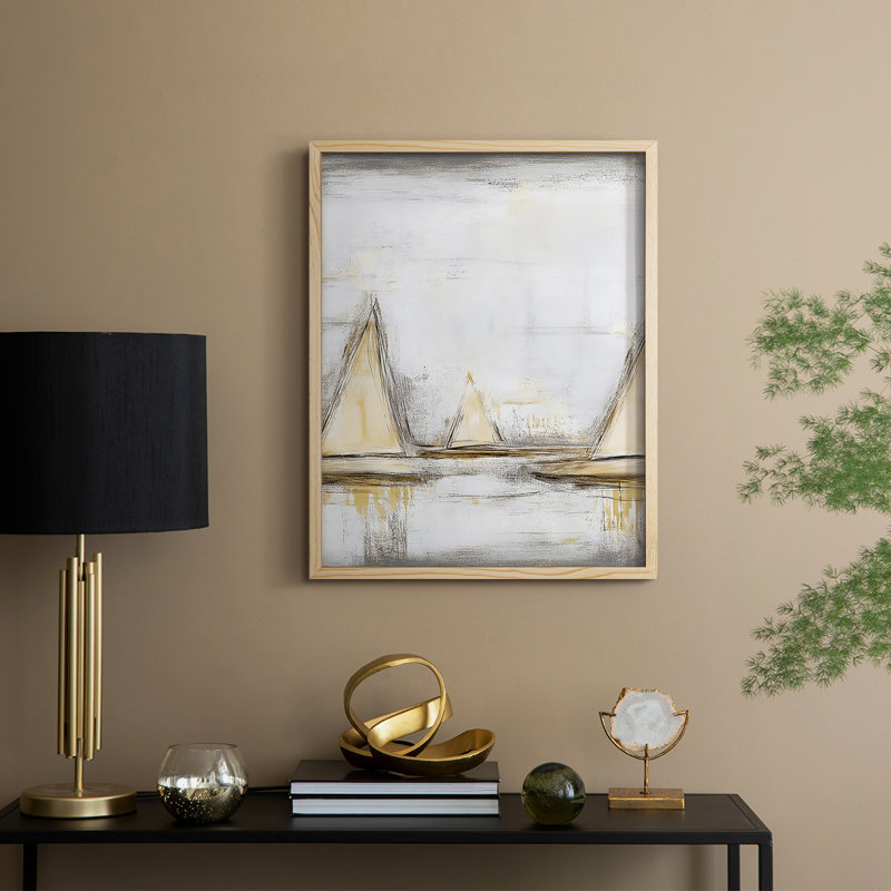 NAUTICAL Series CLXV III, reproduction d'art encadrée - bois massif, H 15 po x l 12 po