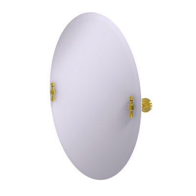 Miroir d’inclinaison ovale 21" x29" Godinez
