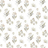 Galerie Wallcoverings Cottage Chic Botantical Floral Leaves Ecodeco ...