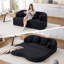 Canapé-lit 2 en 1 pliable 2 en 1 avec 4 coussins-128965956
