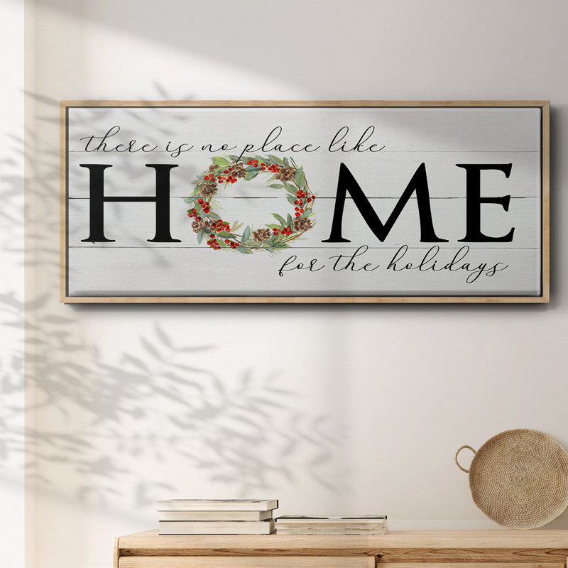 Home for the Holiday - Toile encadrée, H 20 po x l 50 po