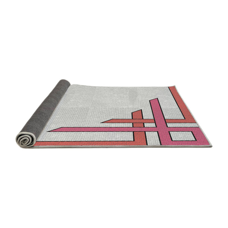 Tapis gris, Rond 8 pi