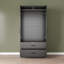 Armoire à miroir 2 portes et 2 tiroirs Majoch-1217096211