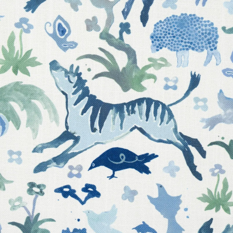 Tissu intérieur / extérieur Schumacher x Happy Menocal Beasts