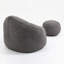 Fauteuil à billes rembourré avec repose-pieds-567656690