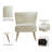 Euclid 26" Wide Tufted Velvet Accent Side Chair-289802582