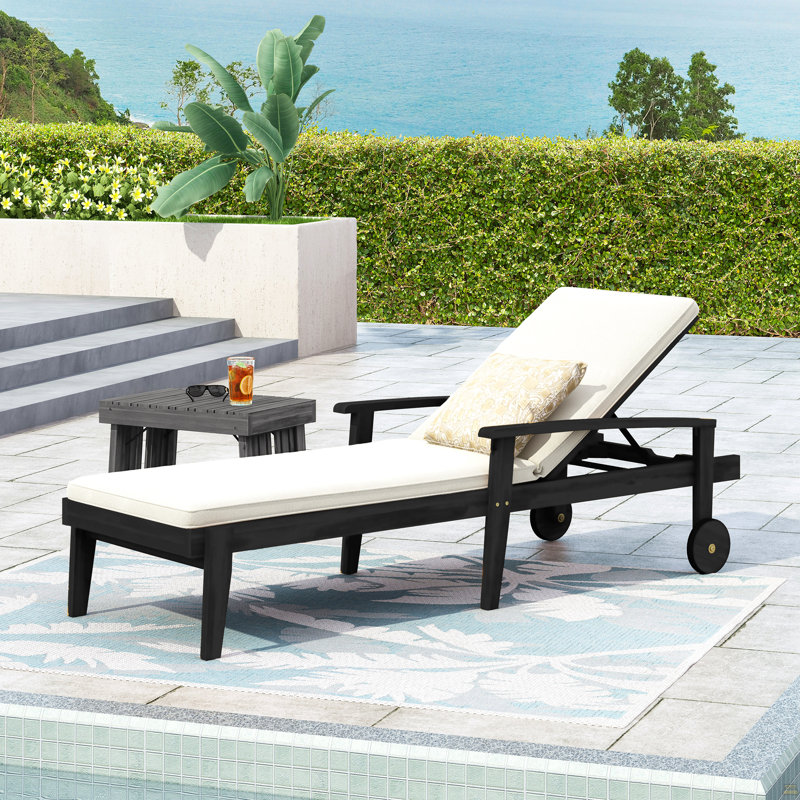 Chaise Lounge, Black