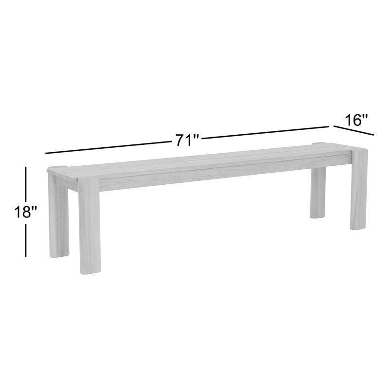 Outdoor Teak Bench