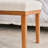 53'' W End Of Bed Bench Upholstered With Wooden Legs For Bedroom, Beige Velvet Cushion Seat-981434717