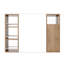 Armoire à pharmacie murale 39,4 "avec rangement, armoire à pharmacie murale avec porte miroir