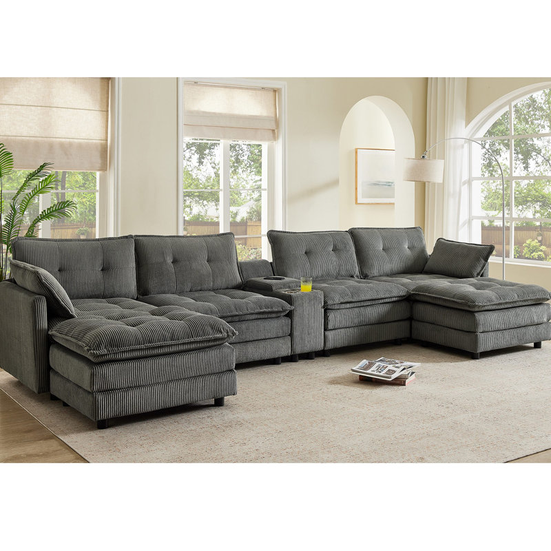Canapé modulaire Cloud, Gris