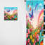 Rideau occultant mauve Butterfles Paradise Rainbow Flowerfield III - Animaux - 1 panneau-112761498