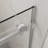 60" W X 58" H Shower Door, 6mm Tempered Clear Glass, Reversible Sliding, Water - Blocking Threshold, Rollers Quiet Open