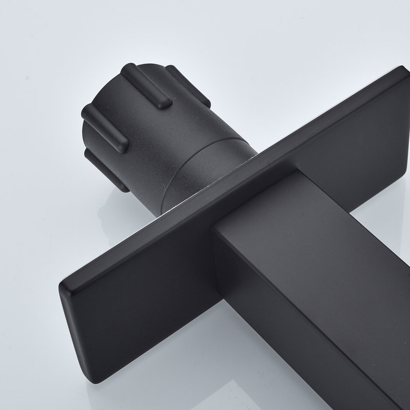 Single-Hole Single-handle Bathroom Faucet, Matte Black